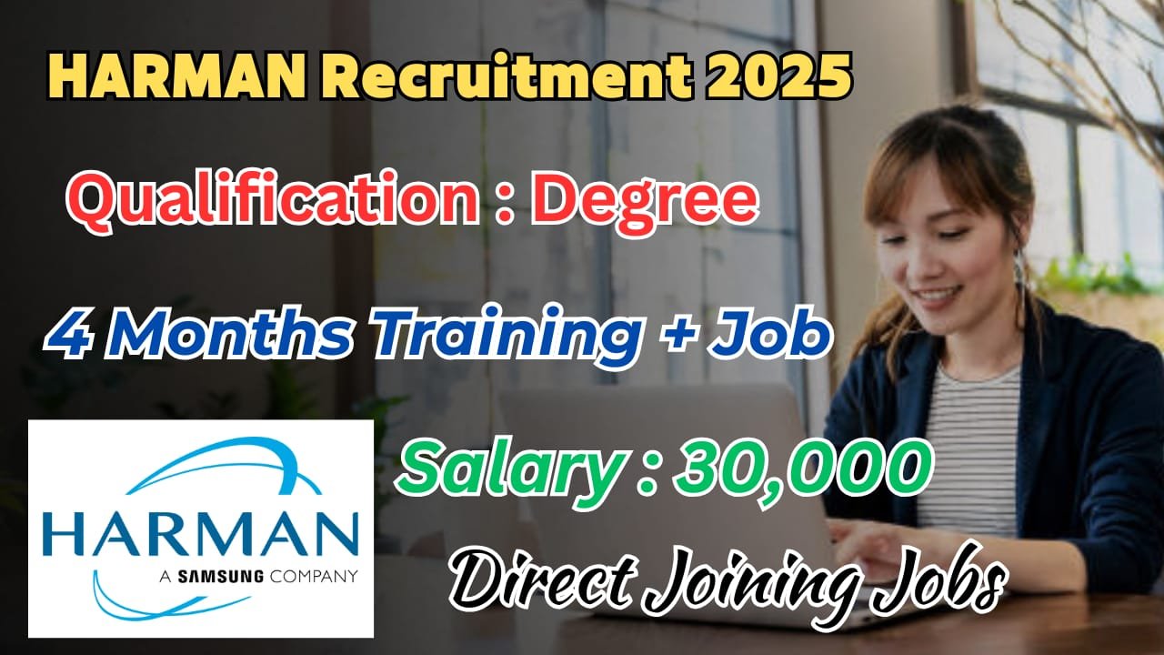 Job openings in Harman | Harman Recruitment 2025 - MNC MEGA HIRING
